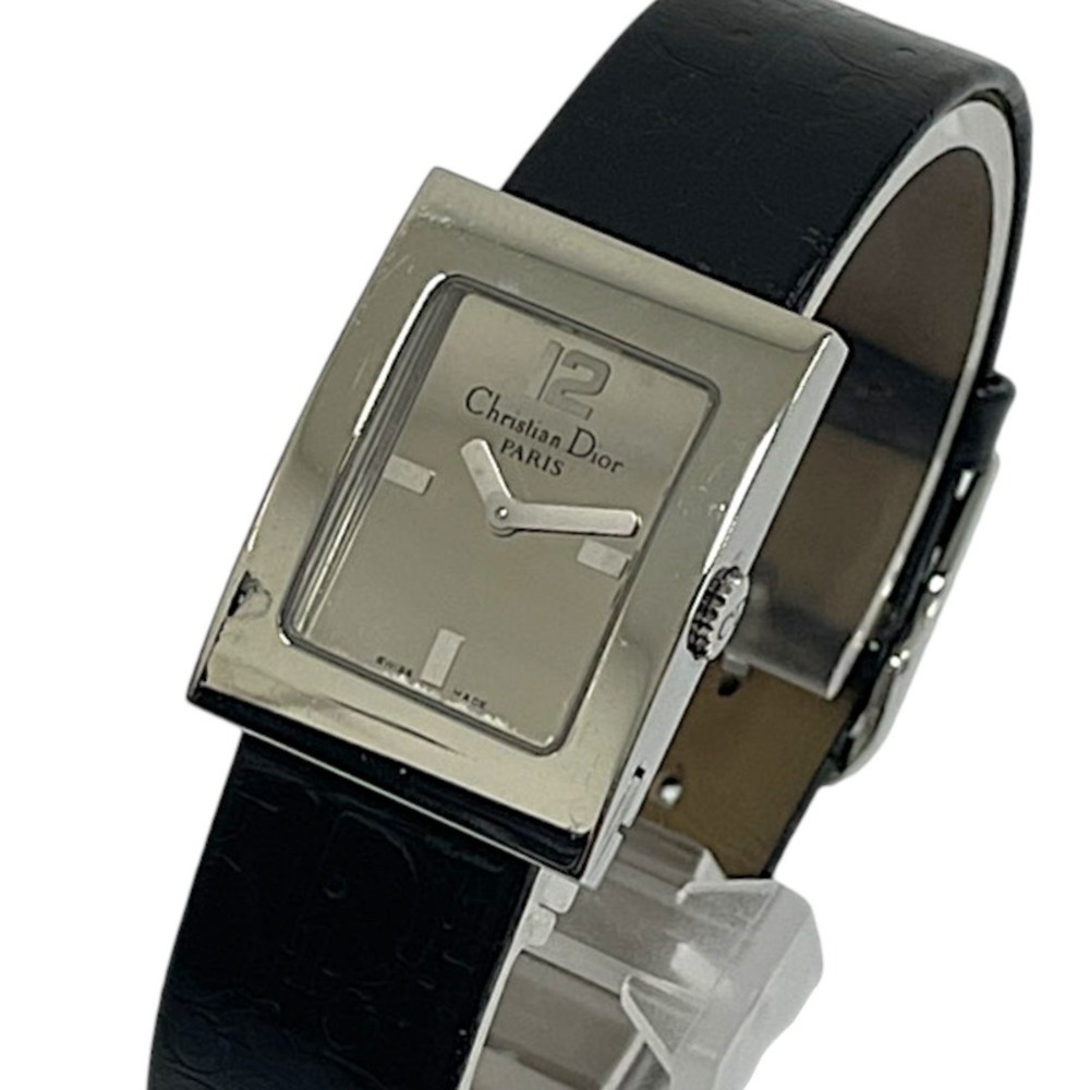 Christian Dior Malice Quartz Watch with 2 Replacement Straps, Silver Dial, Wo...